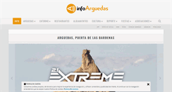 Desktop Screenshot of infoarguedas.com