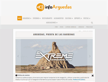 Tablet Screenshot of infoarguedas.com